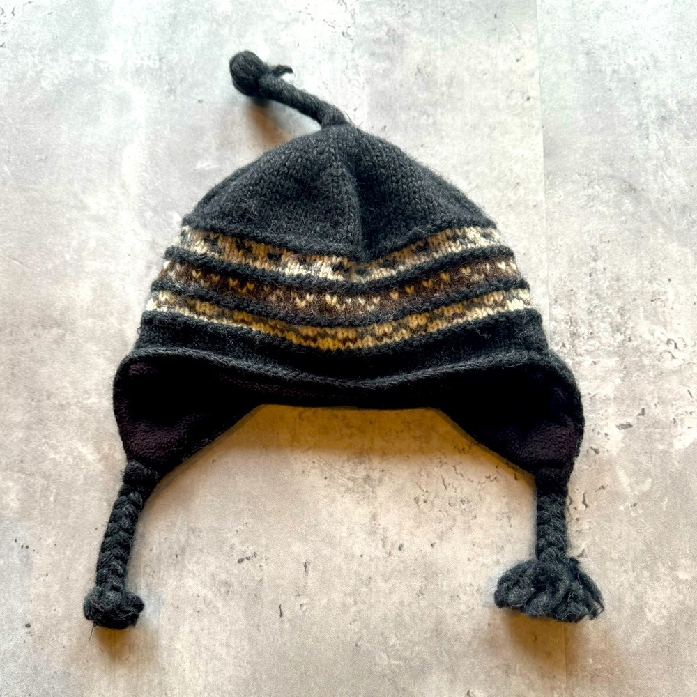 Everest Designs Wool Hat Fleece Lining, Brown and Grey Unisex